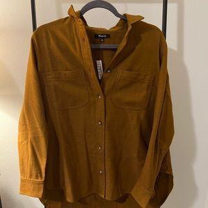 Flannel Oversized Swing Shirt size XS NWT